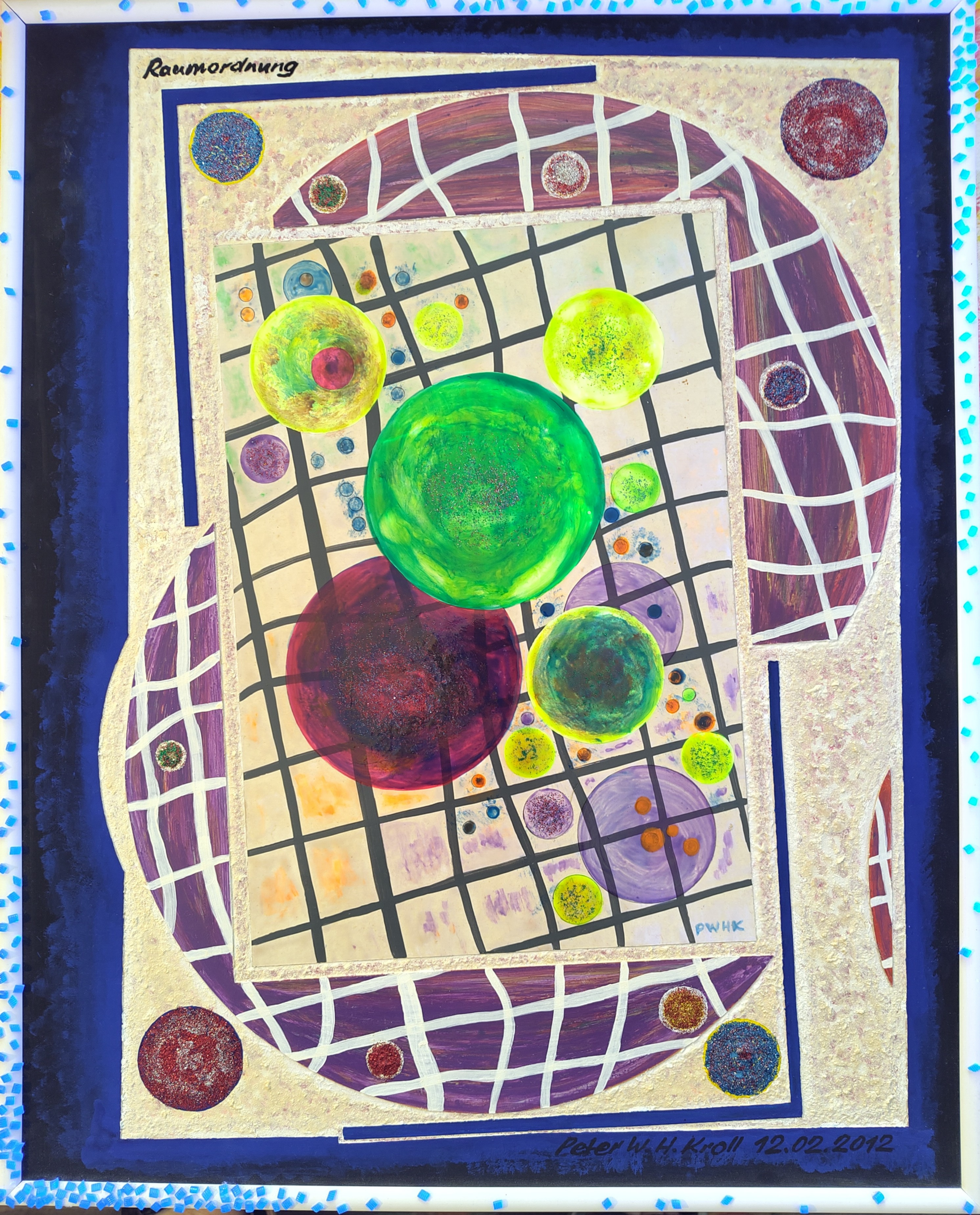 raumordnung acryl uv lackfarbe effektmittel collage auf mehrschicht und plakatkarton 51x41 cm 12022012